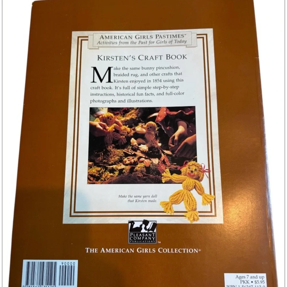 AMERICAN GIRL 1994 Kirsten's Craft Book Original Softback VINTAGE - Picture 2 of 11